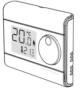 NEOMITIS RTE0RFA Wireless Digital Room Thermostat and Receiver - Fig 17