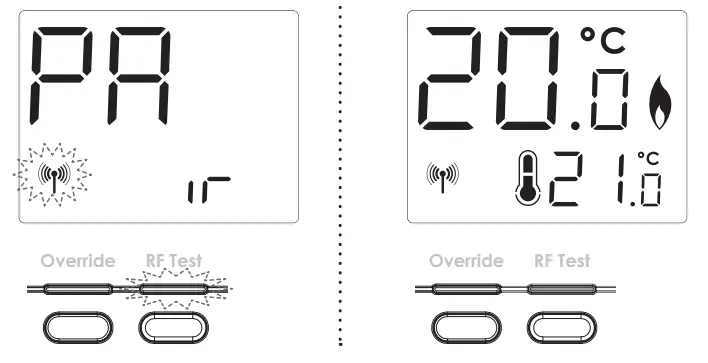 NEOMITIS RTE0RFA Wireless Digital Room Thermostat and Receiver - Fig 17