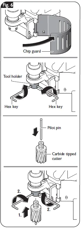 FEIN JHM USA 101 X Slugger Portable Magnetic Drill 6