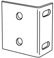 Altronix VertiLine8 CCTV Rack Mount Power Supplies - brackets