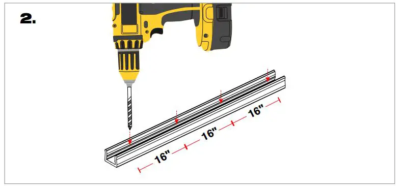 Q-TRAN ANYBEND Q-CAP Flexible Fixtures - Drill holes (1 hole screw every 16 ) into the PPS-LP.