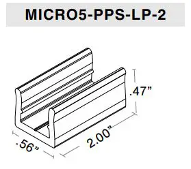 Q-TRAN ANYBEND Q-CAP Flexible Fixtures - MICRO5-PPS-LP-2