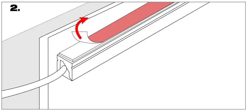 Q-TRAN ANYBEND Q-CAP Flexible Fixtures - Peel off secondary backing