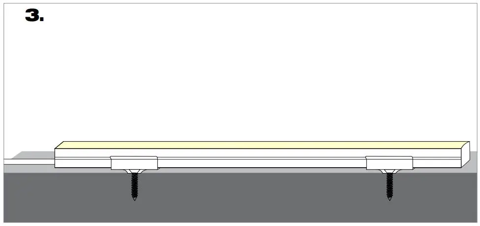 Q-TRAN ANYBEND Q-CAP Flexible Fixtures - Press fixture into white snug clips