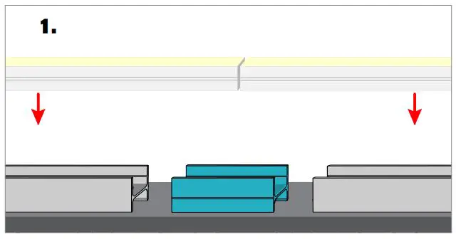 Q-TRAN ANYBEND Q-CAP Flexible Fixtures - Snap in 2 channel