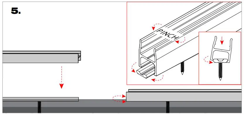Q-TRAN ANYBEND Q-CAP Flexible Fixtures - To mount, pinch the upper half of the PPS-96 or PPS-FT while