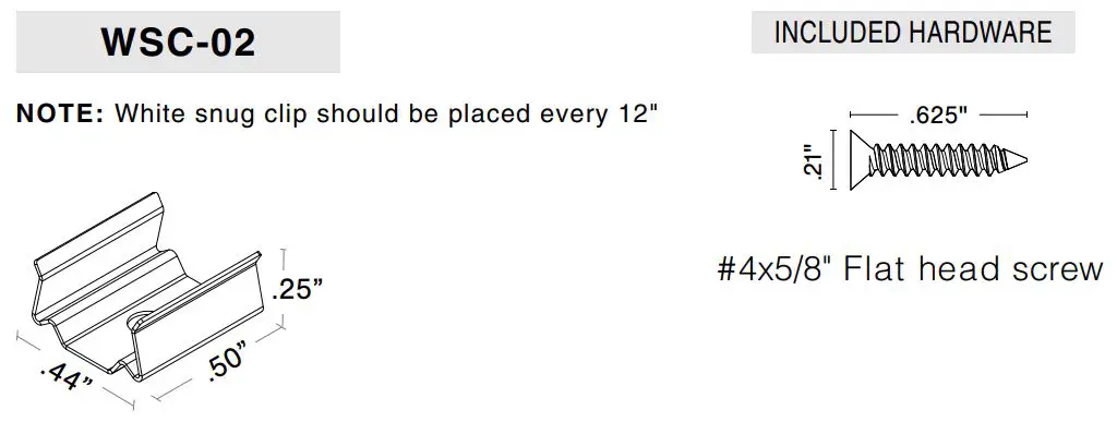 Q-TRAN ANYBEND Q-CAP Flexible Fixtures - WHITE SNUG CLIP