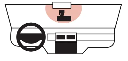 Cobra Dash Cam SC 100 - Attach Camera