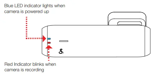Cobra Dash Cam SC 100 - Camera automatically