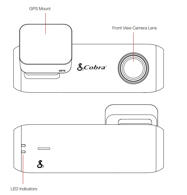 Cobra Dash Cam SC 100 - Features