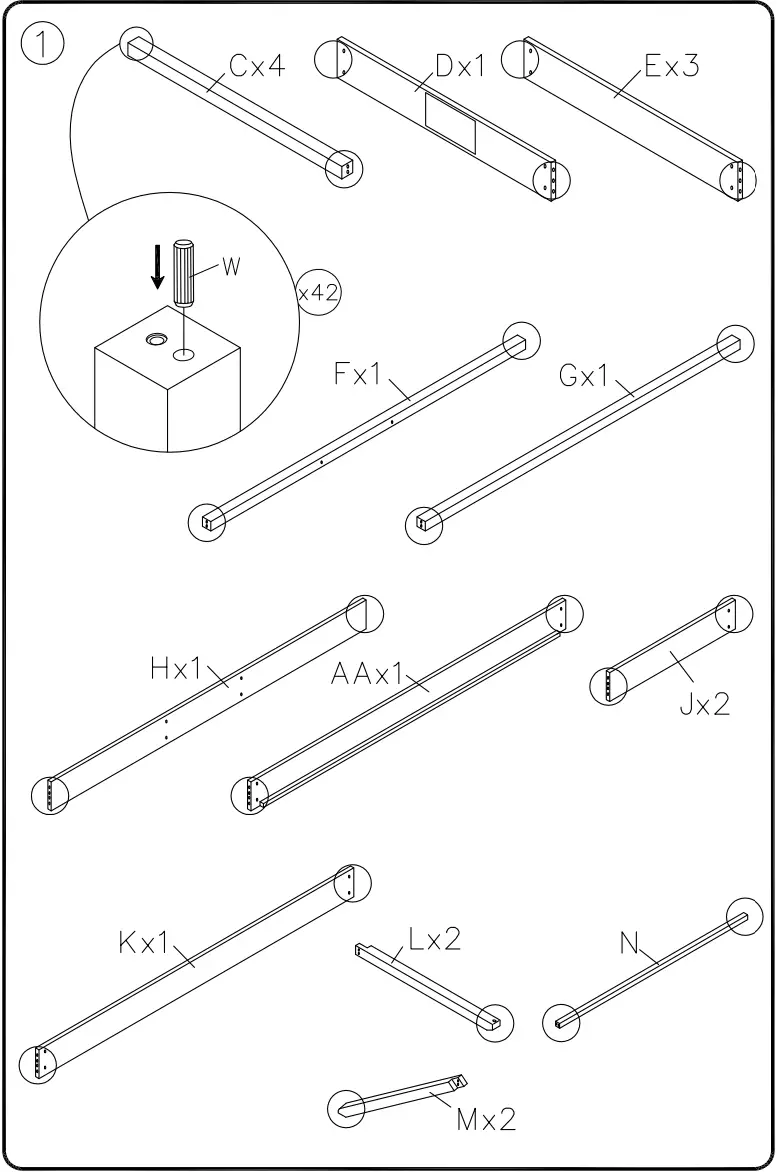 ASHLEY B082-156F Twin over Twin House Loft Bed - fig 3