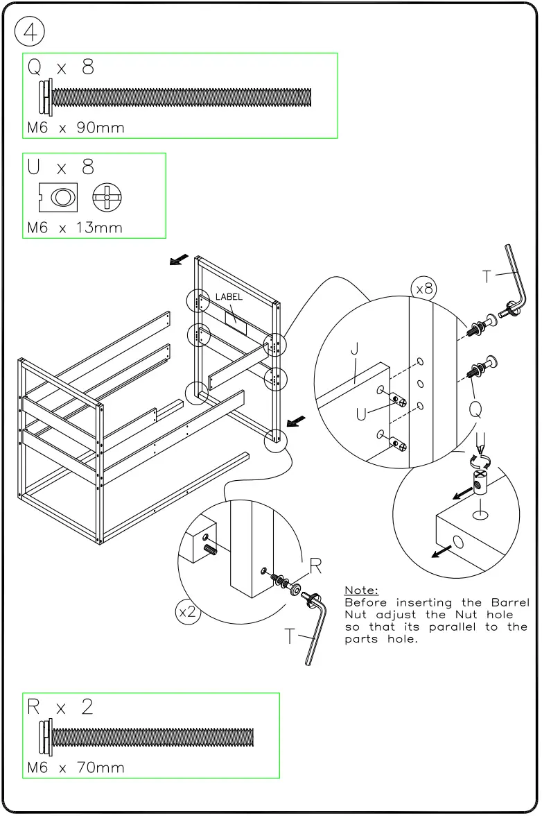 ASHLEY B082-156F Twin over Twin House Loft Bed - fig 7