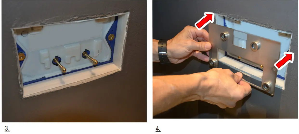FANTINI 8403 Flush Actuator Plate - Figure 3