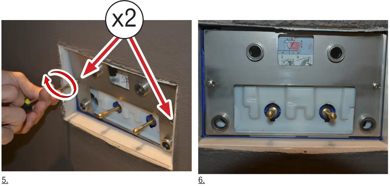 FANTINI 8403 Flush Actuator Plate - Figure 4