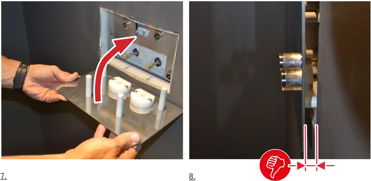 FANTINI 8403 Flush Actuator Plate - Figure 5