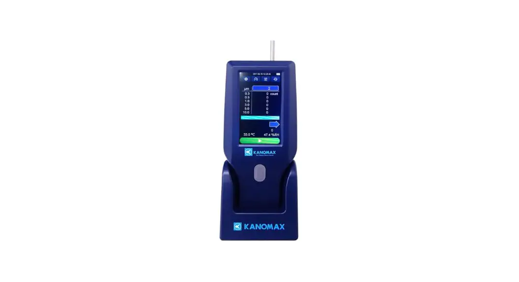 Kanomax 3889-01 Kit Handheld Particle Counter Kit User Manual