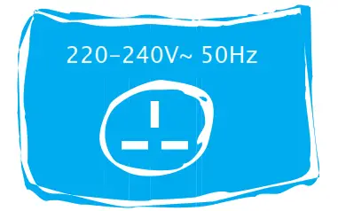 origo SF1621 14 Inch 3D Twister Stand Fan - voltage