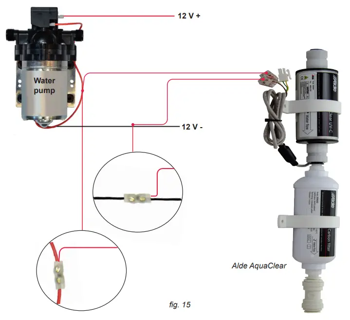 Alde 3030033 AquaClear UV Water Filtration System - Fig 11