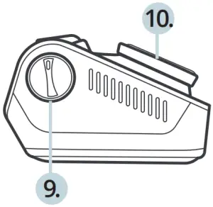 ReXiNG Dash Cam S800 - Camera Overview - Side