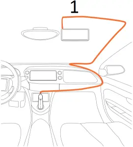 ReXiNG Dash Cam S800 - Installation - Step 5a