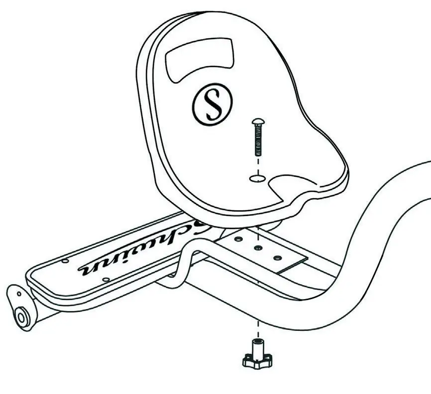 Schwinn Roadster --Position saddle