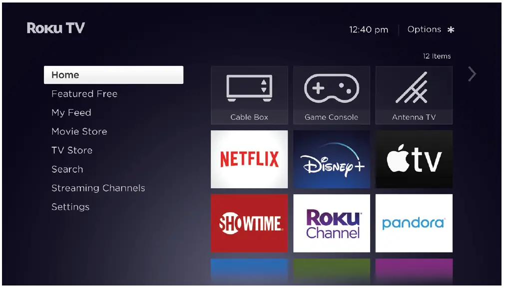 HITACHI 40RC53 Roku TV Get to know your TV-1
