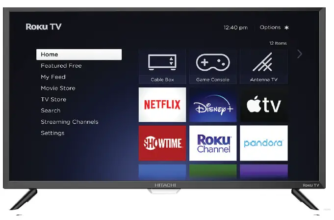 HITACHI 40RC53 Roku TV