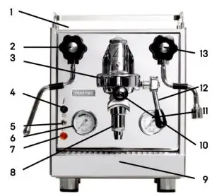 PROFITEC Pro 500 PID Espresso Machine - parts