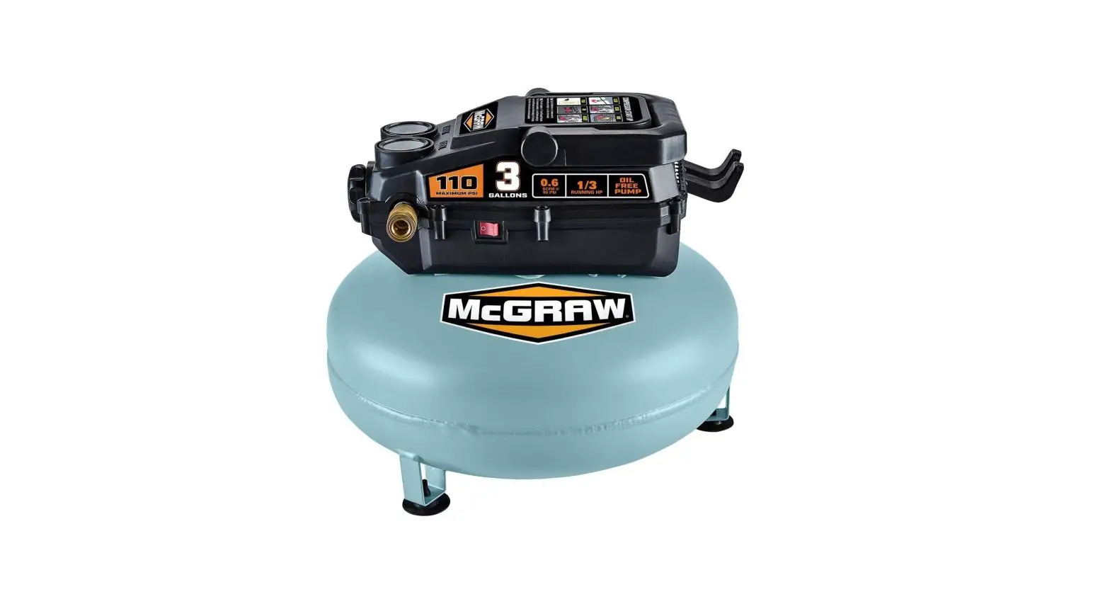 Mcgraw 57567 3 Gallon Oil Free Portable Air Compressor Owner's Manual Mcgraw 57567 3 Gallon Oil Free Portable Air Compressor Owner's Manual