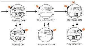 DAS 4 LD11 LCD Screen - SET ALARM TIME3