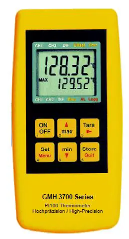 GMH 3710 Precision Termometer For Pt100 4-Wire Temperature Probes