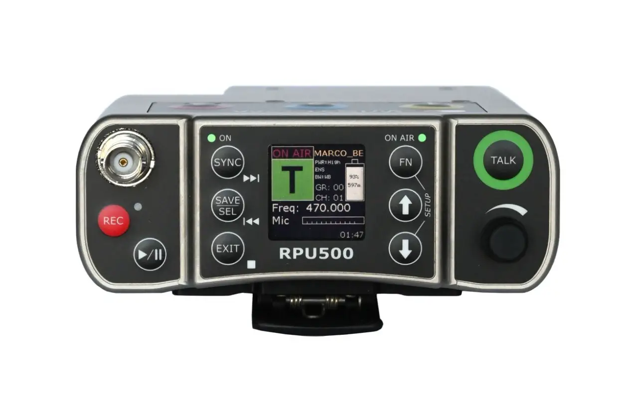 Wisycom Rpu500-tx High-power Reporter Portable Unit User Manual