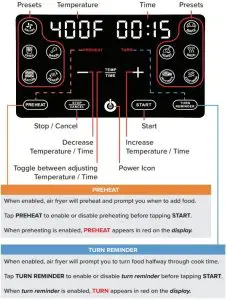 DISPLAY AND CONTROL PANEL