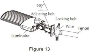 HOWARD LA1 Series LED Area Light Instruction-ADJUSTABLE