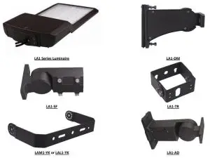 HOWARD LA1 Series LED Area Light Instruction-Additional