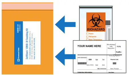 Cleveland Clinic SelfCheck COVID-19 Swabbing Kit- Step 10
