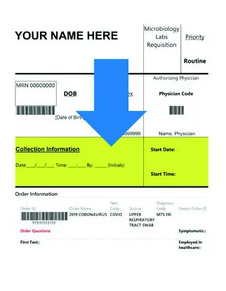 Cleveland Clinic SelfCheck COVID-19 Swabbing Kit- Step 9