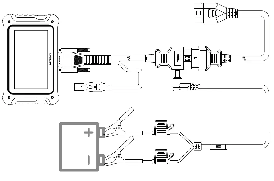 OBDSTAR MS70 Universal Motorcycle Diagnostic Scanner Tablet fig4