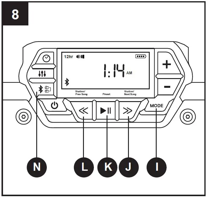 KOBALT KJR 124B-03 24V Jobsite Radio fig17