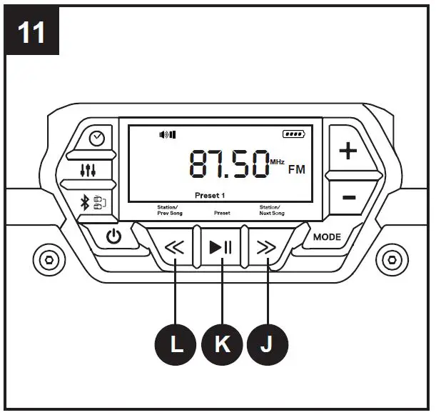 KOBALT KJR 124B-03 24V Jobsite Radio fig21