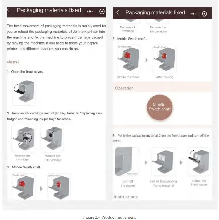 Jolimark CP111D Latte Art Printer - Product Movement