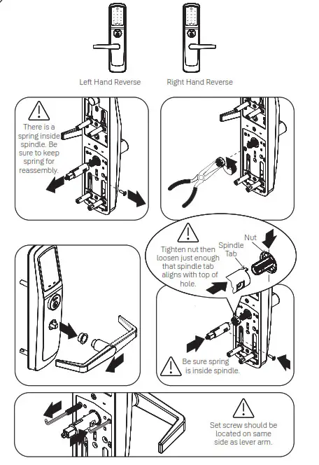 Yale AU-NTT620-ACC nexTouch Keypad Access Exit Trim- Change Hand