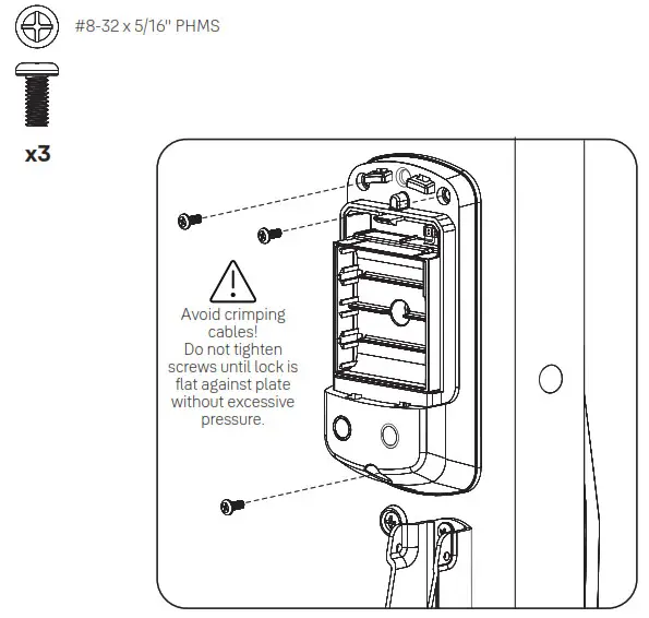 Yale AU-NTT620-ACC nexTouch Keypad Access Exit Trim- Install Inside Lock