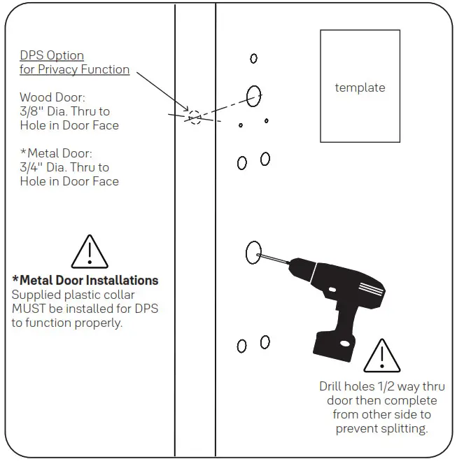 Yale AU-NTT620-ACC nexTouch Keypad Access Exit Trim- Prepare Door