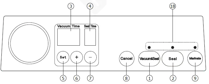 BUFFALO CT014 Vacuum Pack Machine Instruction FIG 1