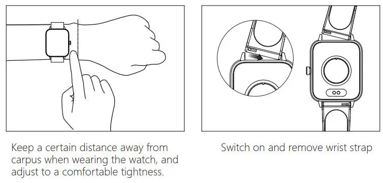 CUBOT C7 Android Smart Watches for Men User Manual - Wear Replace