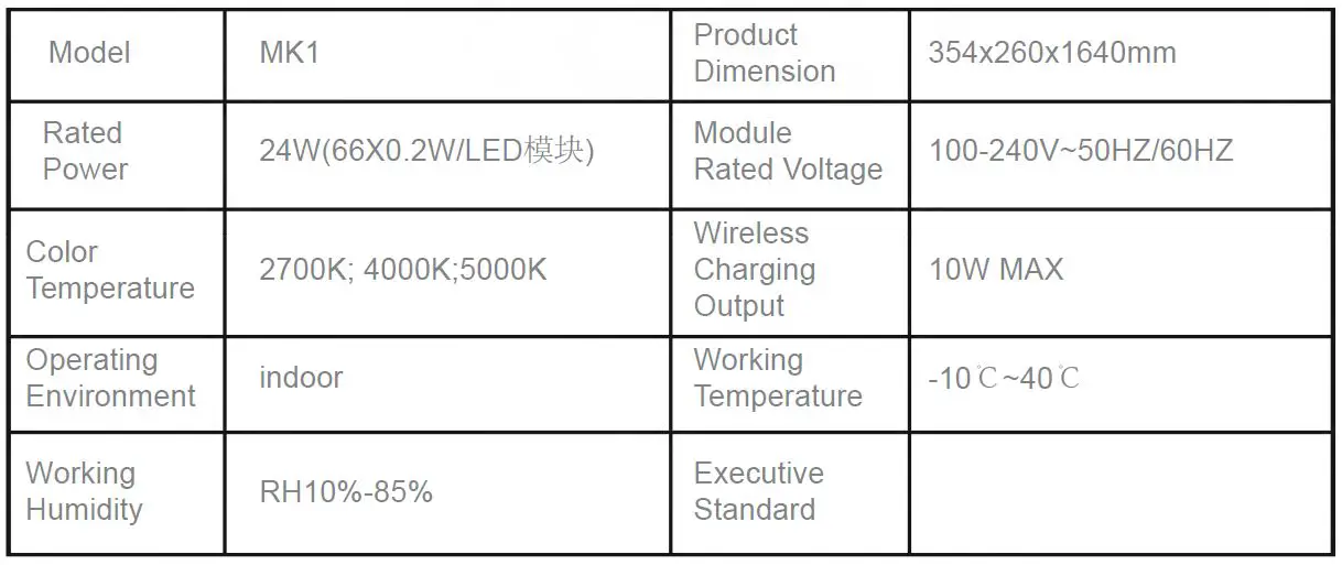 Shenzhen Feihe Electronics MK1 Floor Lamp with Wireless Charger FIG-6