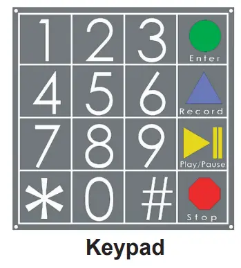 RATH 2100 TLC Cellular 12v Emergency Tower Phone - Keypad