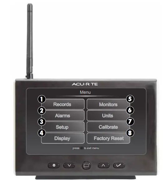 ACURITE High Resolution Weather Station Display - OPERATION