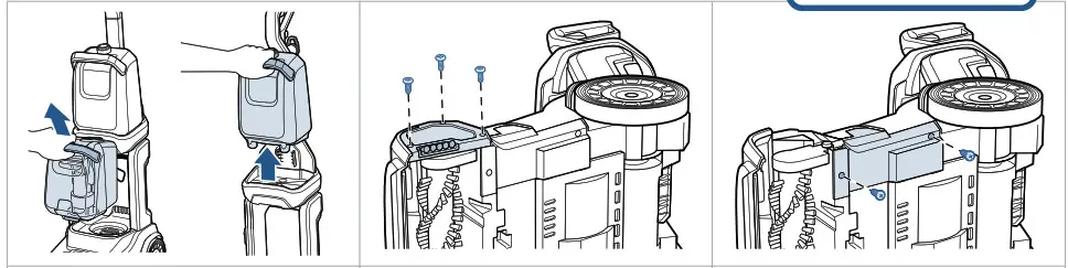 BISSELL 3072 PowerClean Dual Pro Pet Vacuum Cleaner- Brush Rolls